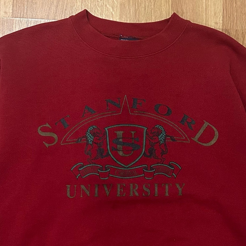 Vintage Jansport Stanford University Red Sweater College Crewneck